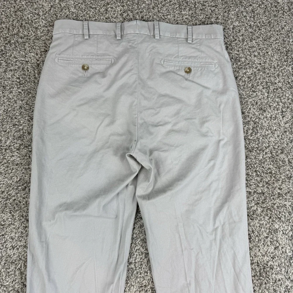 Peter Millar Pants Mens 33x31 Beige Soft Touch Twill Trouser Chino MC0B84